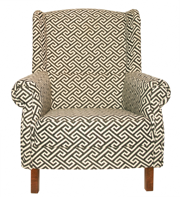 Кресло для интерьера в африканском стиле гобелен