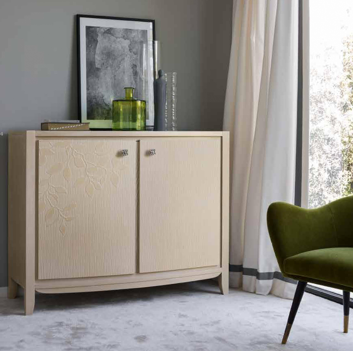 Греденция буфет 125 Foglia Eden липа массив дерева буфет 125 дерево