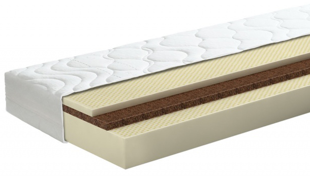 Матрас Медика-1 comfort plus беспружинный латекс, кокос 170 180 длина 186 190 195 200 купить в Москве Матрас Медика-1 comfort plus 180