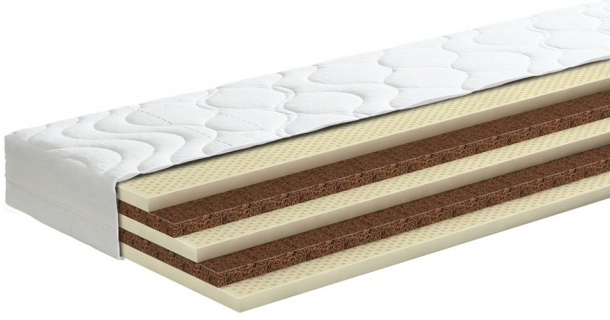 Матрас Медика-2 comfort plus беспружинный латекс, кокос 130 140 длина 186 190 195 200 купить в Москве Матрас Медика-2 comfort plus 130